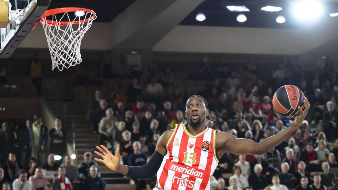 Център на Цървена звезда стана MVP на кръга в Евролигата