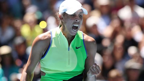 Шампионката Кийс показа колебания, но продължава напред в Мелбърн