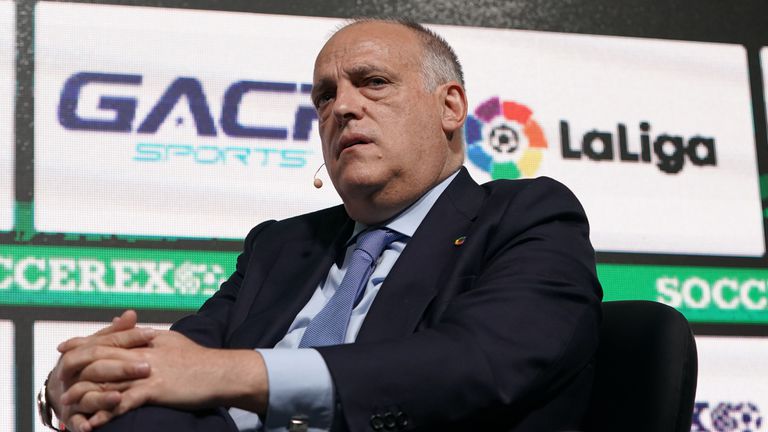 Президентът на Ла Лига Хавиер Тебас атакува клубовете от Премиър