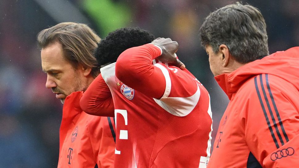 Защитникът на Байерн МюнхенАлфонсо Дейвис получи мускулна травма по време