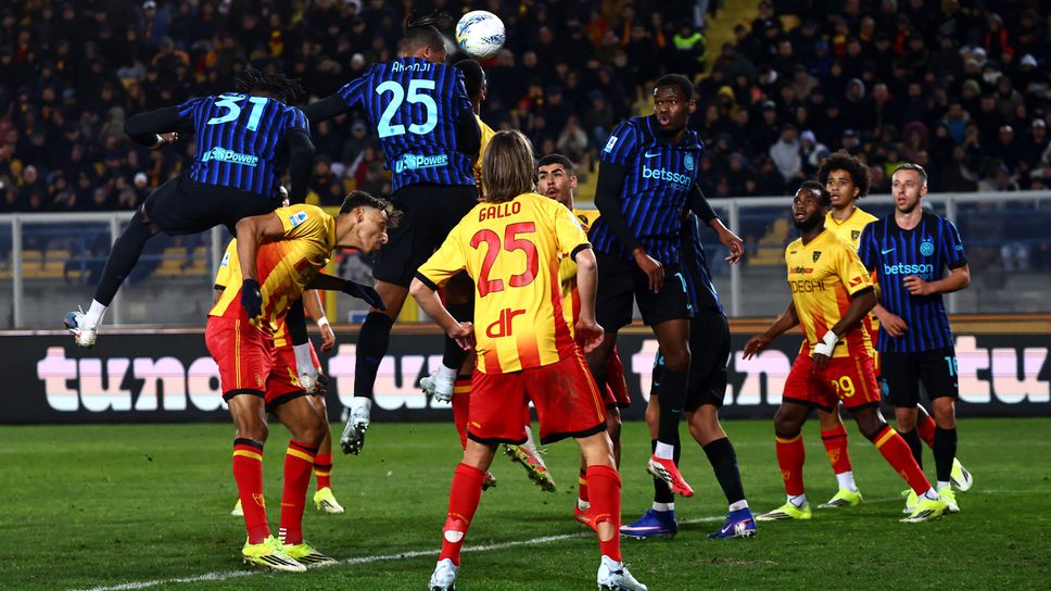 Интер задмина Арсенал по голове след корнери, а Киву постави рекорд