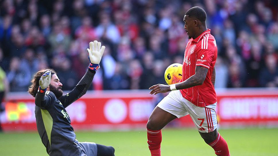 Нотингам Форест 0:0  Ливърпул, спасяване на Алисон