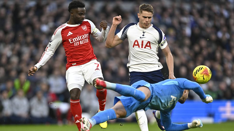 Тотнъм 0:0 Арсенал, голям пропуск на Салиба