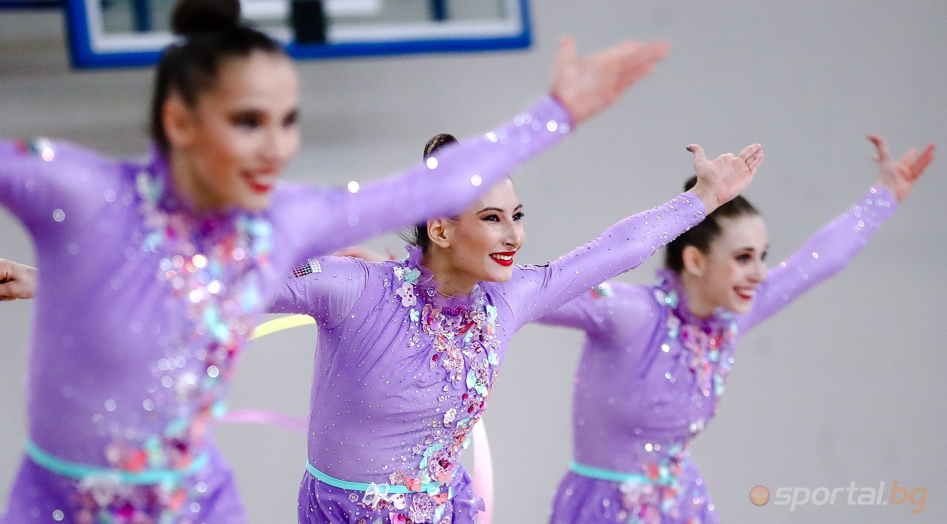 Първо контролно на ансамбъла по художествена гимнастика