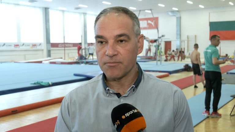 Президентът на БФ Гимнастика Красимир Дунев е доволен от подготовката