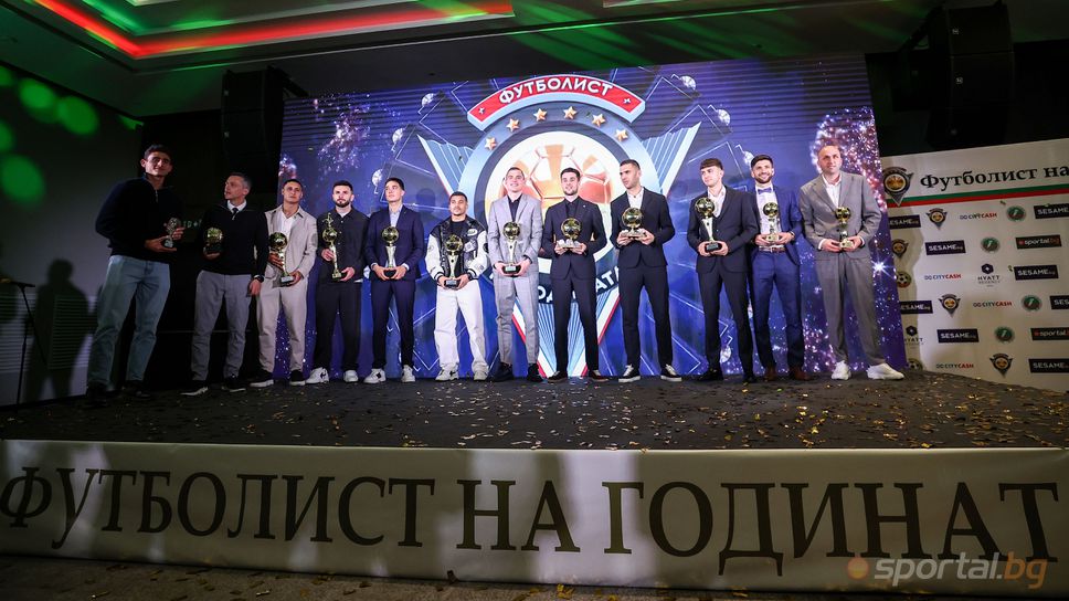 Пълни резултати от 65-ата анкета "Футболист на годината"