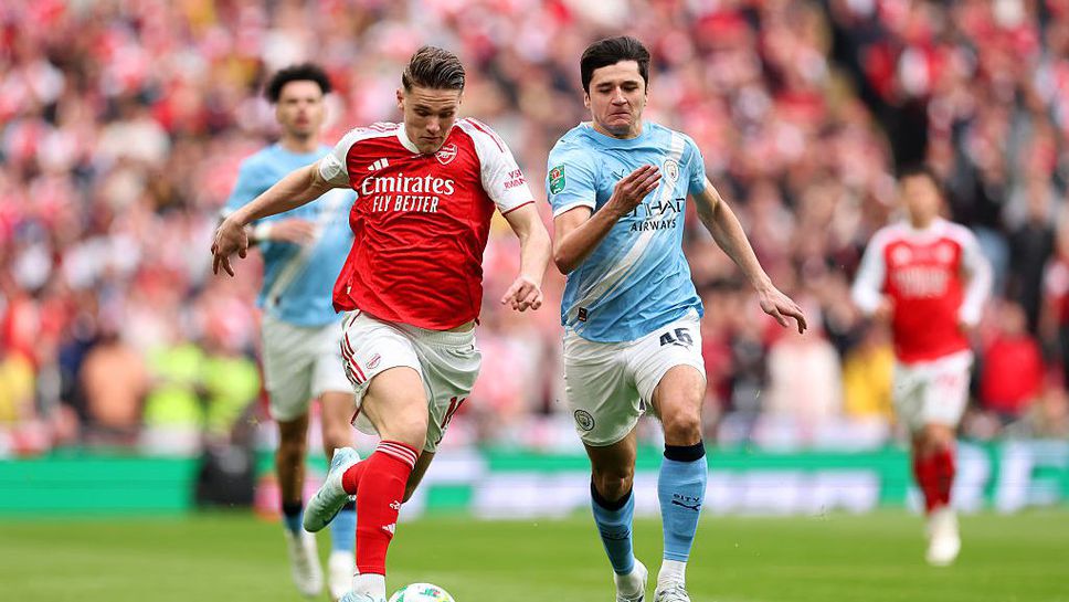 Финалът за Карабао къп: Арсенал 0:0 Ман Сити, тройно. спасяване на Трафорд