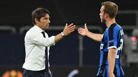  Конте: Много съм благополучен да видя Ериксен още веднъж да играе футбол 