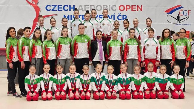 Два медала за България в първия ден на международния турнир по спортна аеробика в Прага