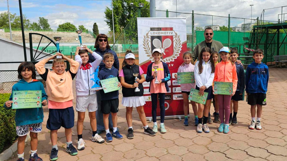 69 тенисисти участваха в турнир от веригата Киндер+ до 10 г. в Пловдив