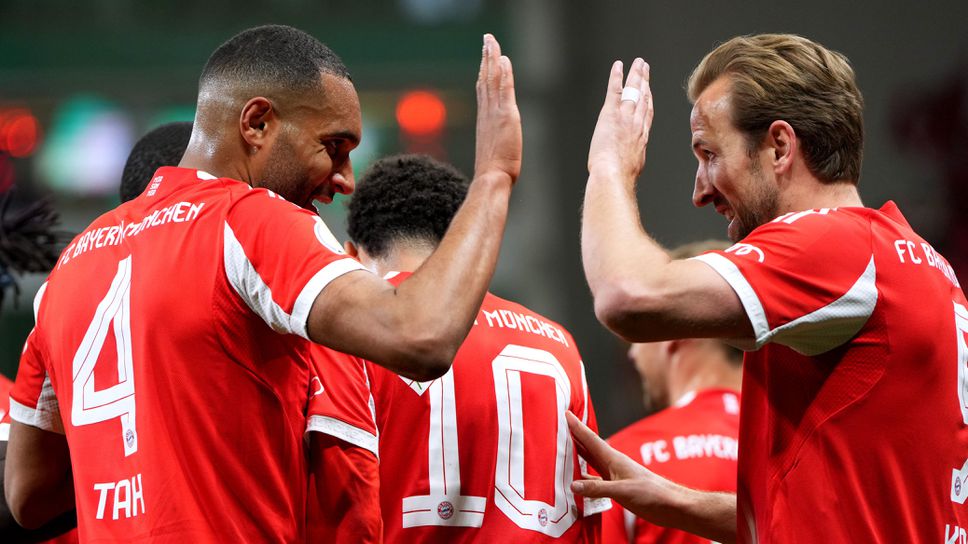 Байер (Леверкузен) 0:1 Байерн (Мюнхен), гол на Хари Кейн