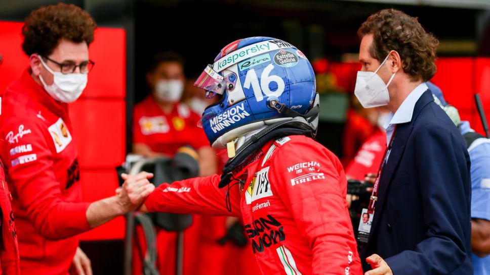 Във Ферари няма да рискуват със скоростната кутия на Леклер