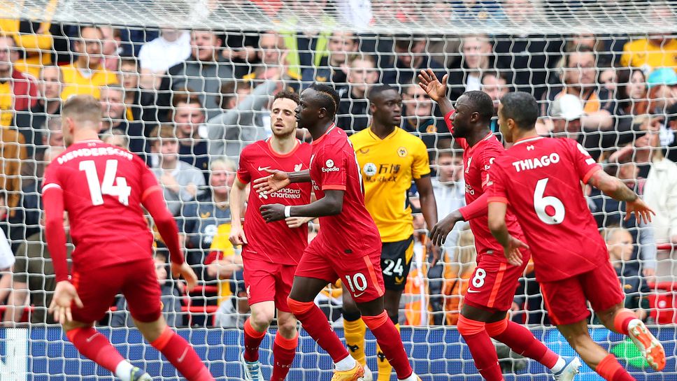 Ливърпул - Уулвърхамптън, последен кръг на Премиър лийг (22 май 2022)