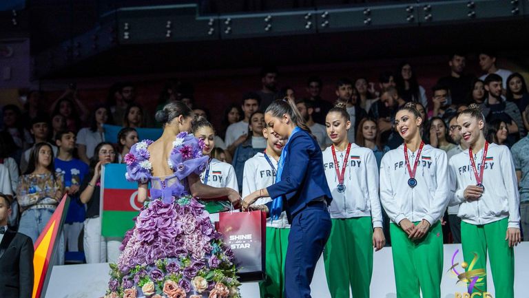 Старши треньорът на ансамбъла по художествена гимнастика Весела Димитрова посочи