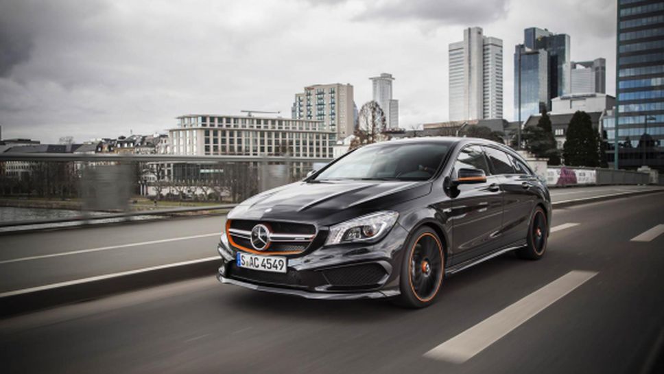 Видяхте ли оранжевия Mercedes CLA 45 AMG Shooting Brake? (Снимки)