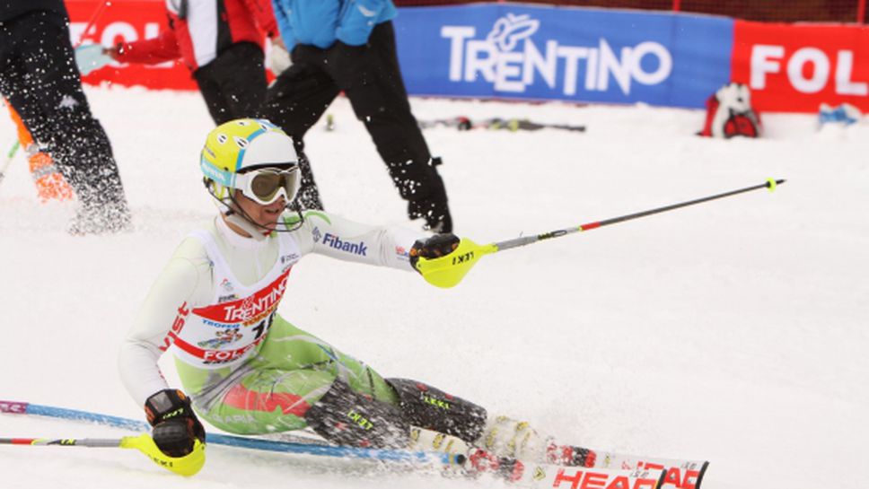 Алберт Попов завърши на второ място в слалома в Кранска Гора