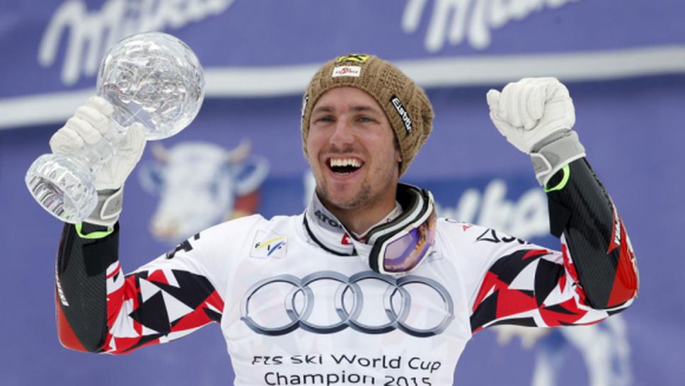 Хиршер спечели и дисциплината слалом с победа в Мерибел