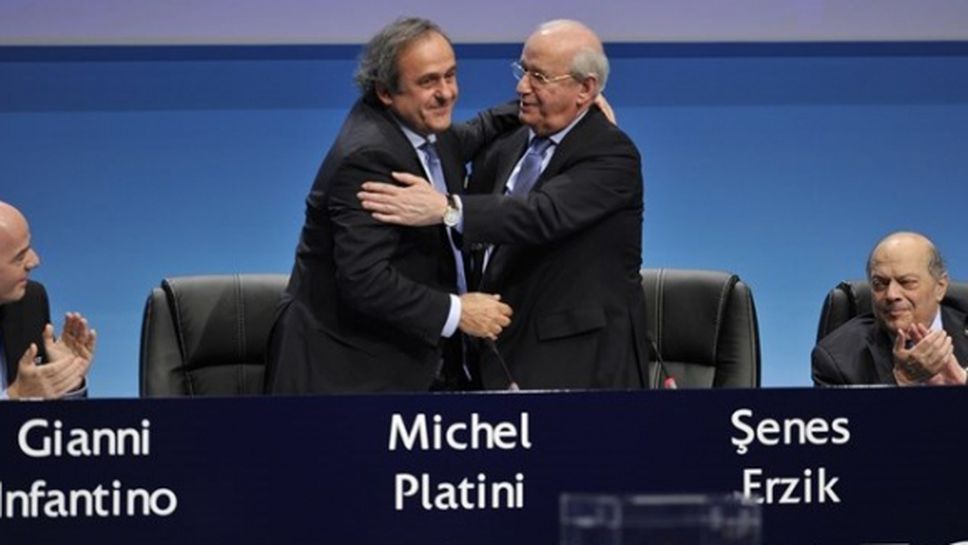 Преизбраха Платини за президент на УЕФА