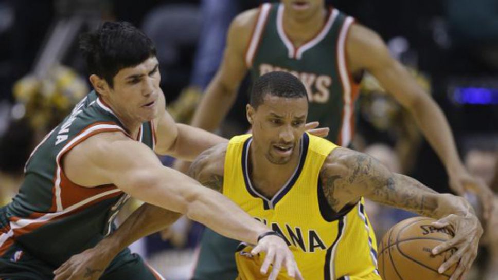 Милуоки срази Индиана след 34 точки на Илясова