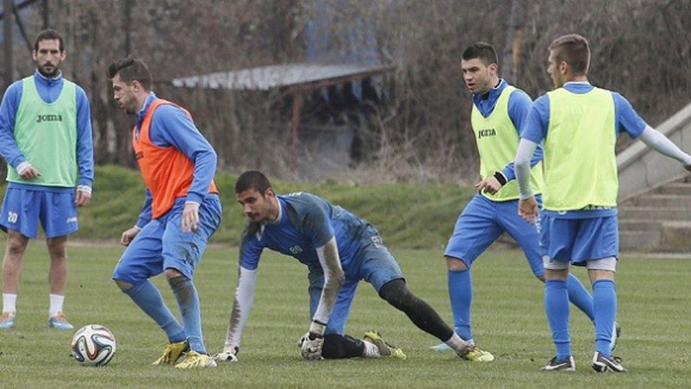 Левски тренира комбинации на скорост и агресия в атакуващ план
