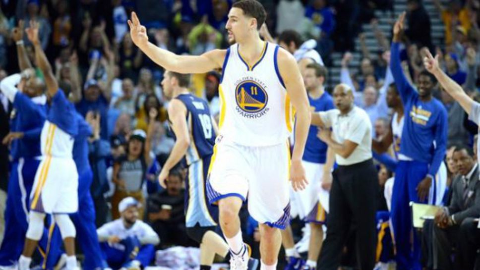 Клей Томпсън с 42 точки при нов успех на Голдън Стейт, Чикаго класира Бостън за плейофите