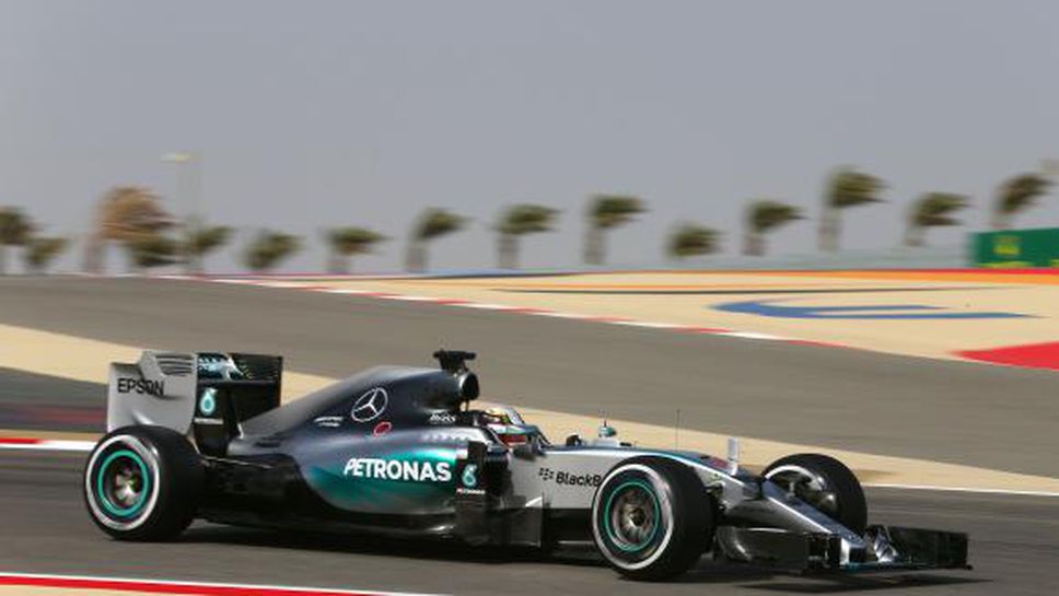 Хамилтън най-бърз преди квалификацията за Гран при на Бахрейн