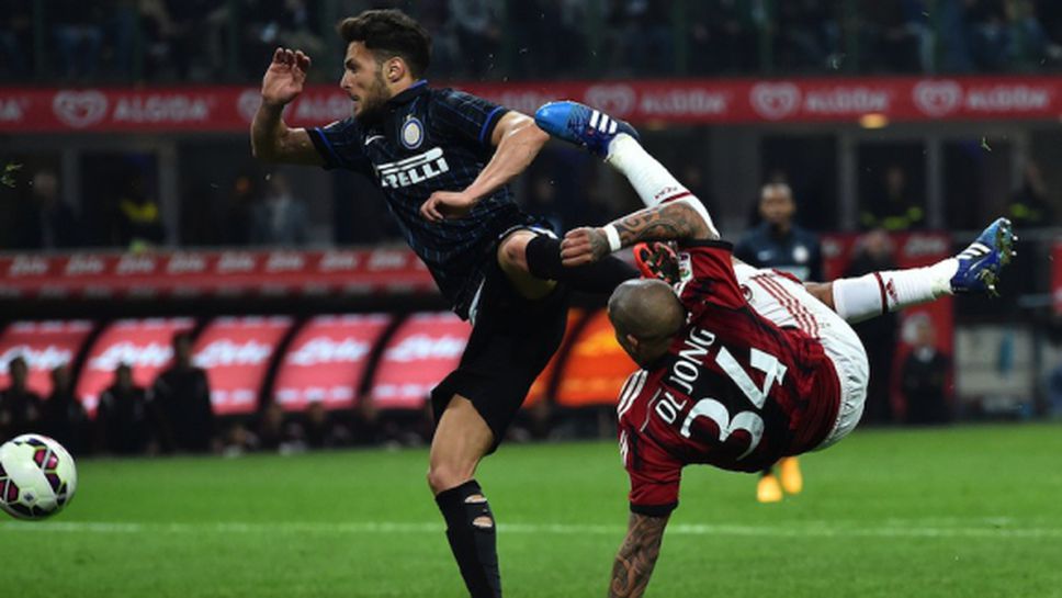 Голяма битка, три отменени гола и нулево реми в супердербито на Милано (видео)
