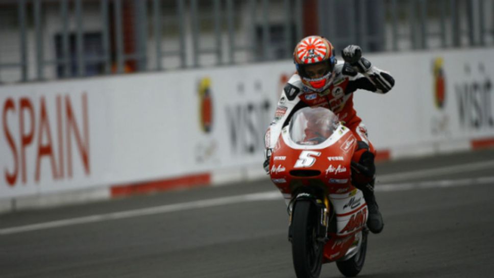 Йоан Зарко записа първата си победа в Мото2