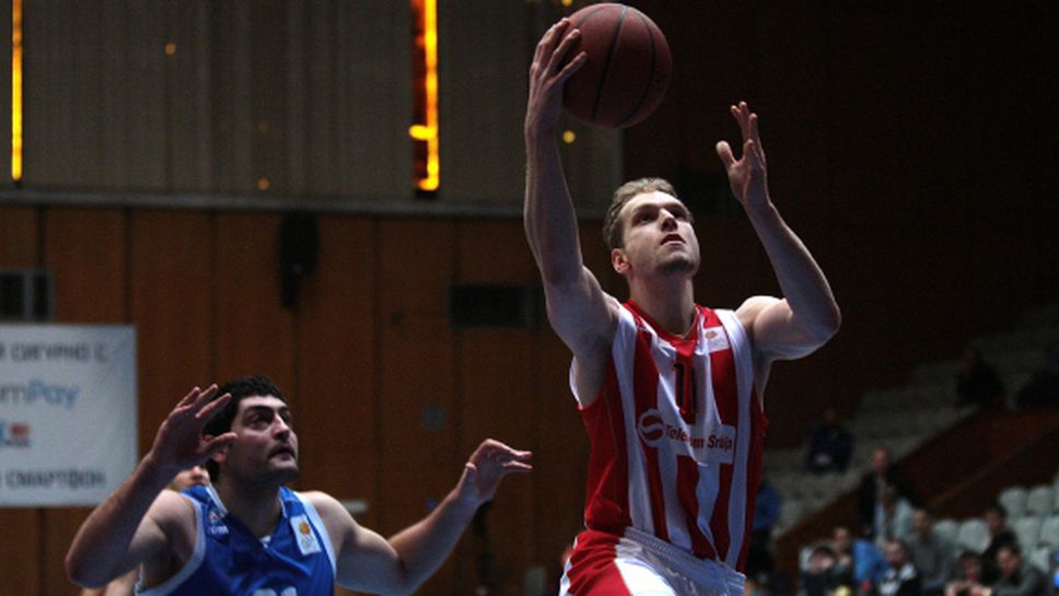 Цървена звезда победи Цедевита в първия мач от финалната серия в Адриатическата лига