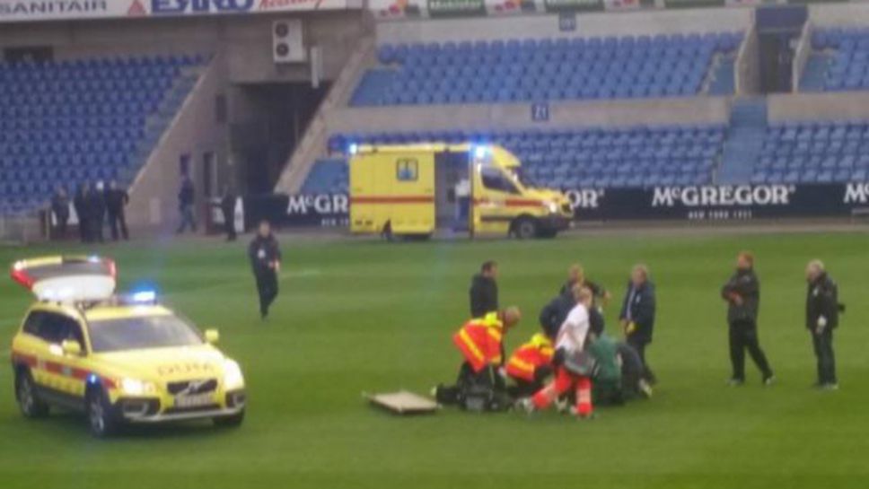 Белгийски футболист се бори за живота си след сърдечен удар по време на мач