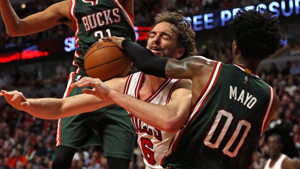 Милуоки постигна втора победа над Чикаго в плейофите на НБА