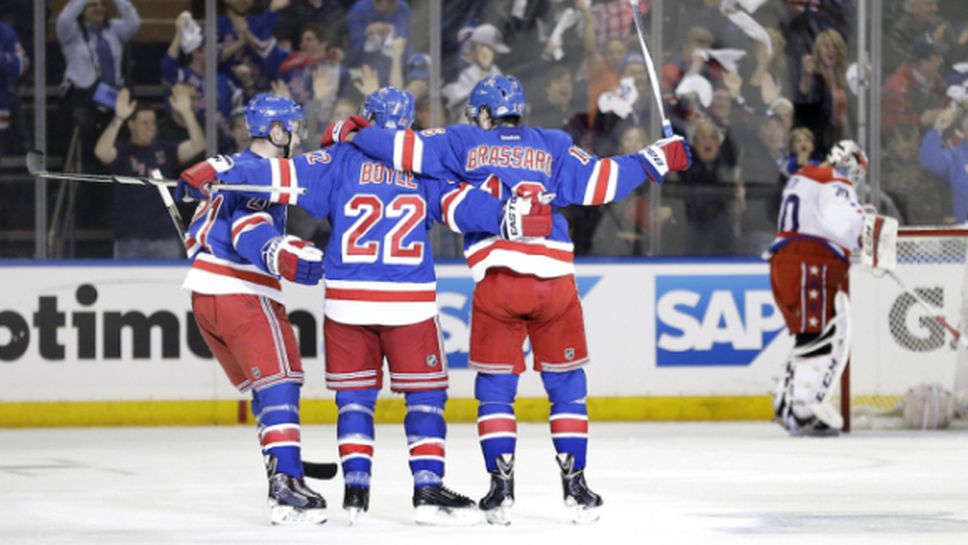 Рейнджърс изравни серията срещу Вашингтон