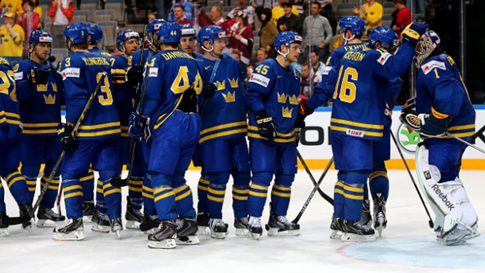 Швеция спечели третия си мач на световните финали след разгром над Латвия