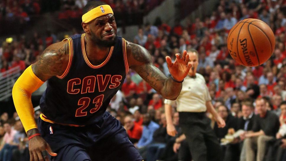 ЛеБрон вече е №4 по асистенции в плейофите