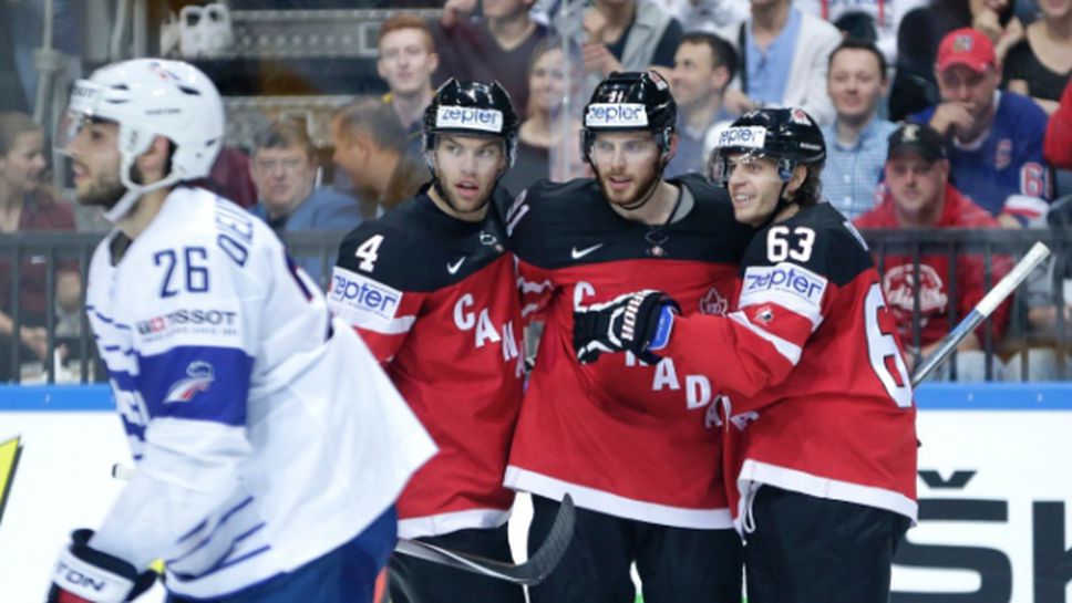 Канада е първият четвъртфиналист на световното по хокей