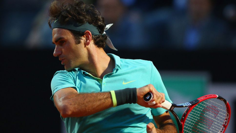 Федерер започна с победа, Цонга отпадна във втория кръг в Рим
