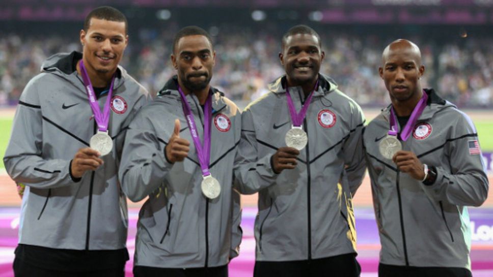 Американските спринтьори ще върнат сребърните си олимпийски медали от Лондон