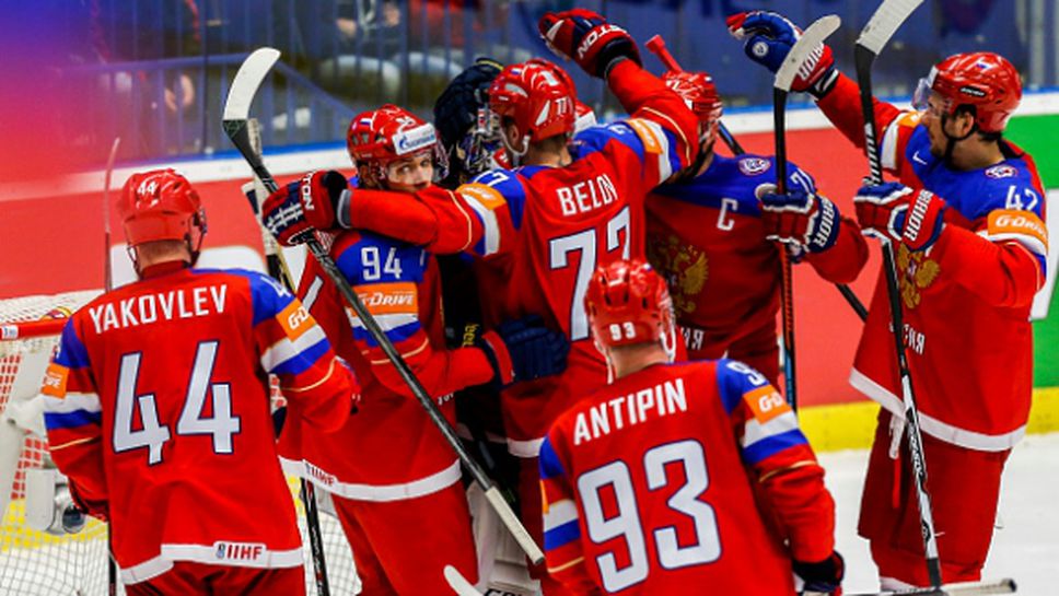 Русия се класира за полуфиналите на световното по хокей на лед