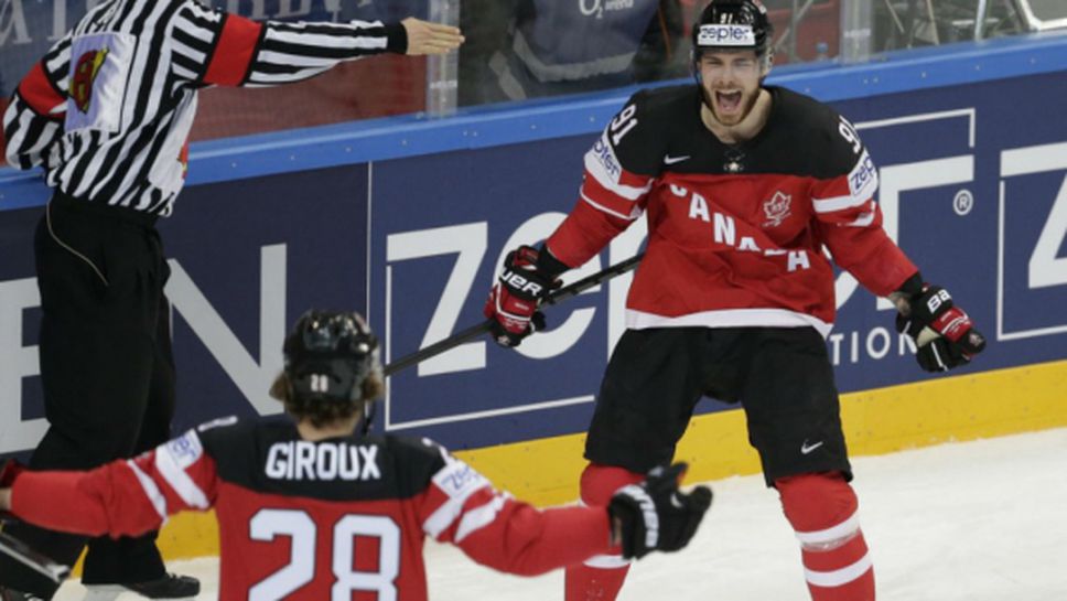 Канада унищожи Русия и си върна трона в световния хокей