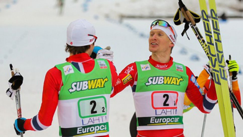 Норвегия спечели отборната надпревара на Световната купа по ски северна комбинация в Лахти