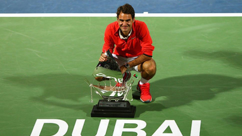 Федерер печели "Уимбълдън" винаги след титла в Дубай