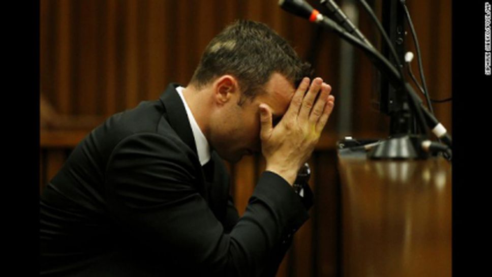 Писториус се разплака днес по време на съдебния процес