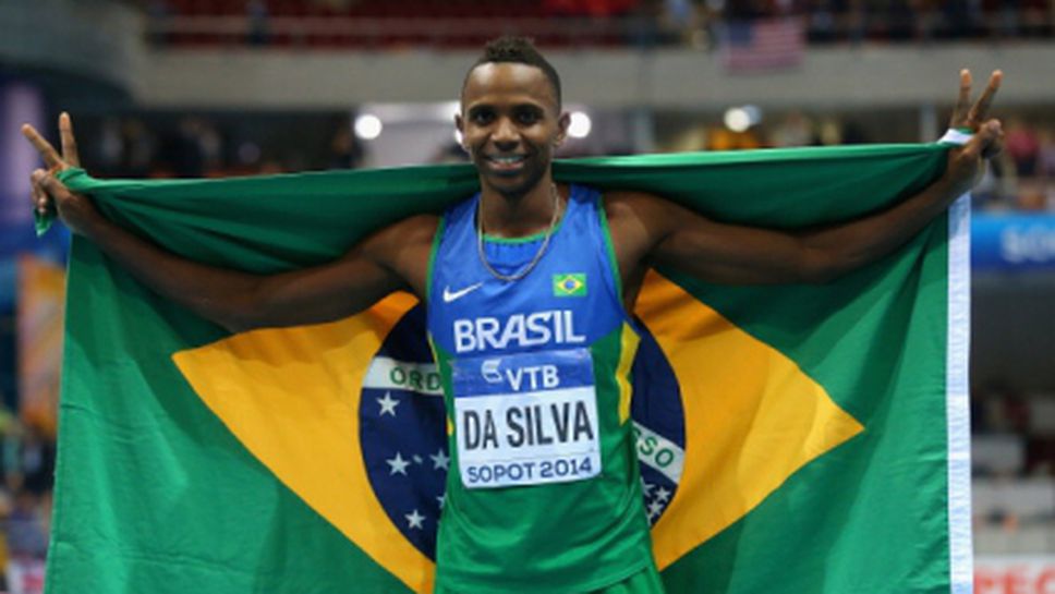 Бразилец защити титлата си в скока на дължина