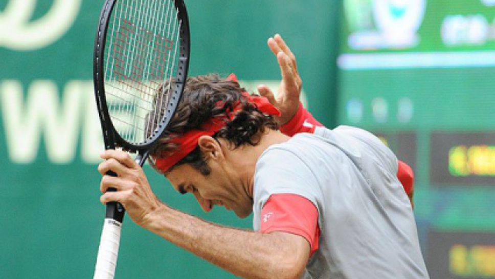 Забавен момент с Роджър Федерер