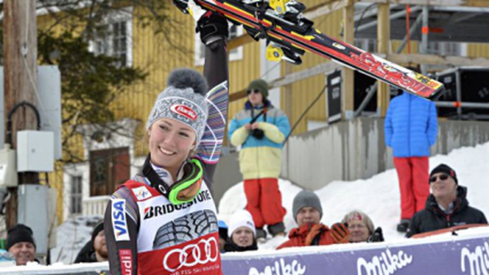 Микаела Шифрин взе сериозен аванс в първия манш на слалома