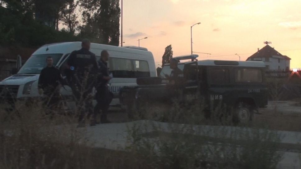 Полицейско присъствие на "Герена" преди Левски - Черно Море