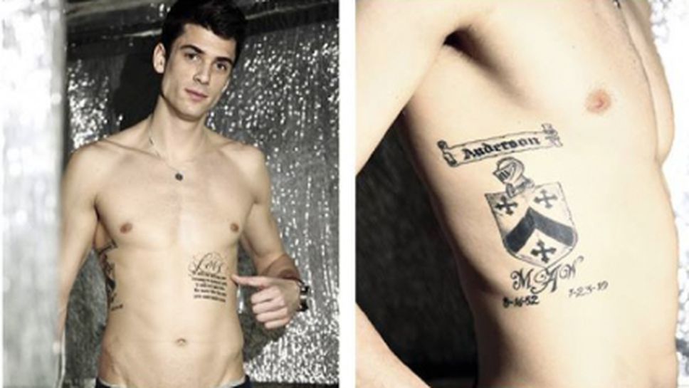 Мат Андерсън с нова татуировка