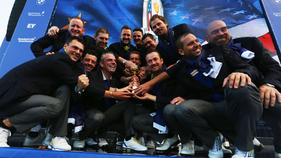 Европа отново е шампион в турнира Ryder Cup