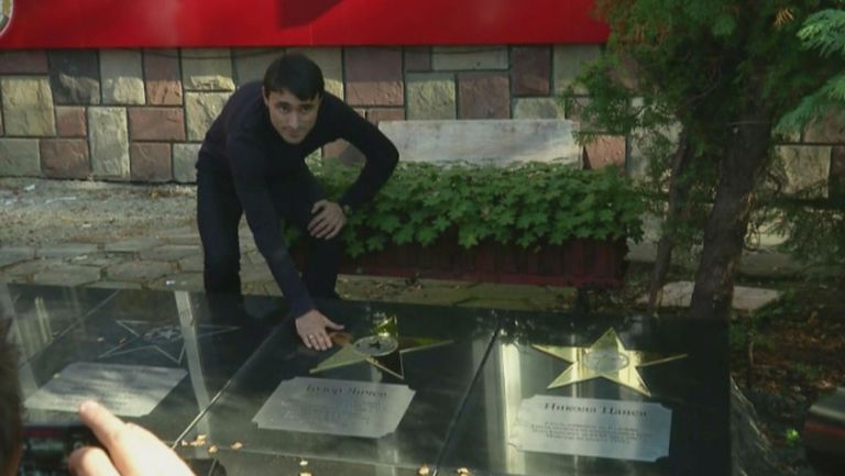 Тодор Янчев със звезда в Алеята на славата