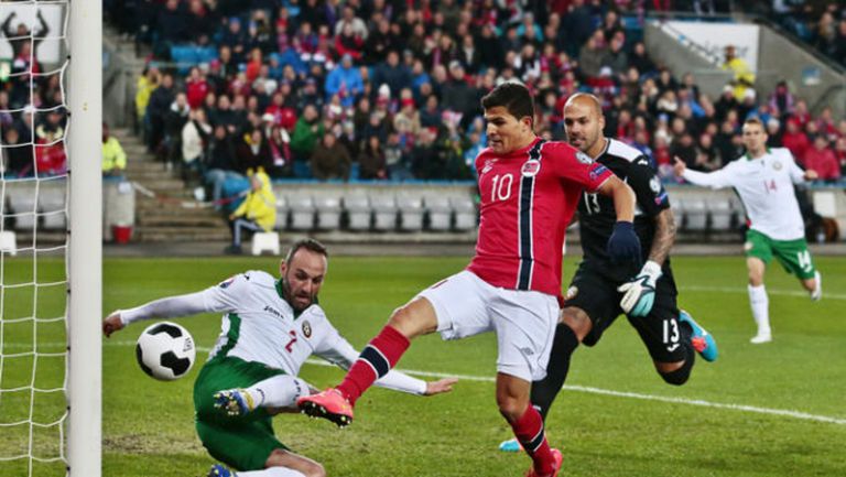 Норвегия - България 2:1
